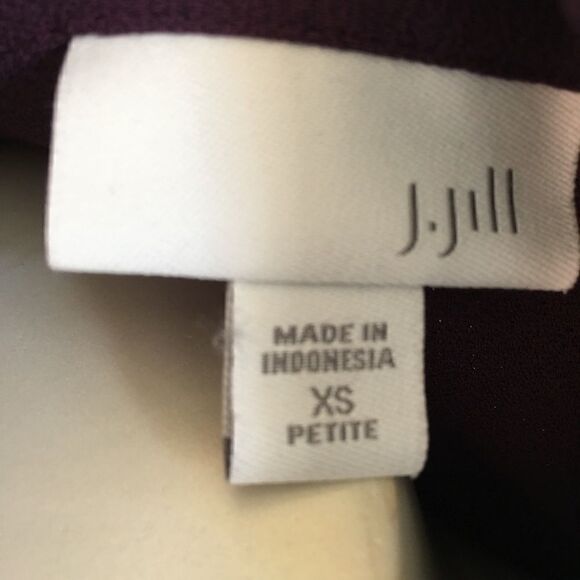J.JILL Oversized layered full coverage chiffon top - Picture 2 of 6